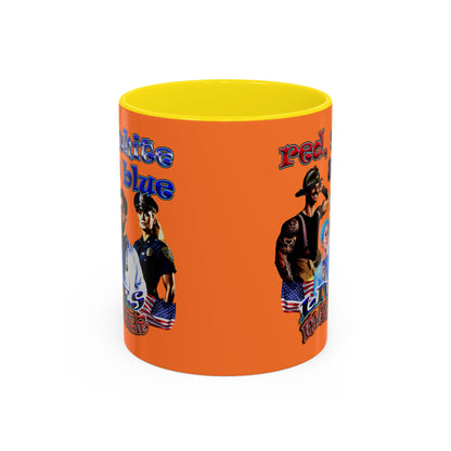 rw&b lives matter - Accent Mug (crusta)