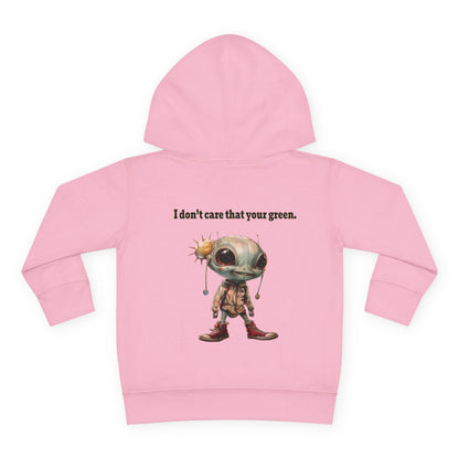 I don't care that your grey - Toddler Pullover Fleece Hoodie