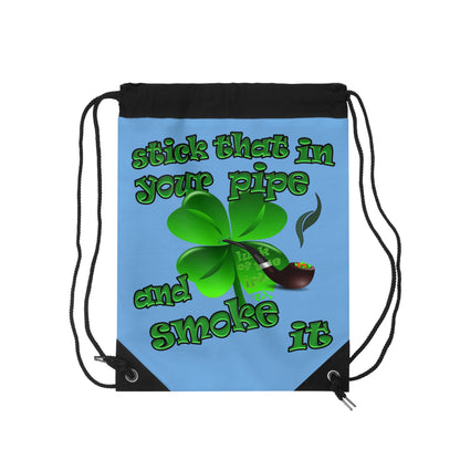 celtics logo - Drawstring Bag (light blue)