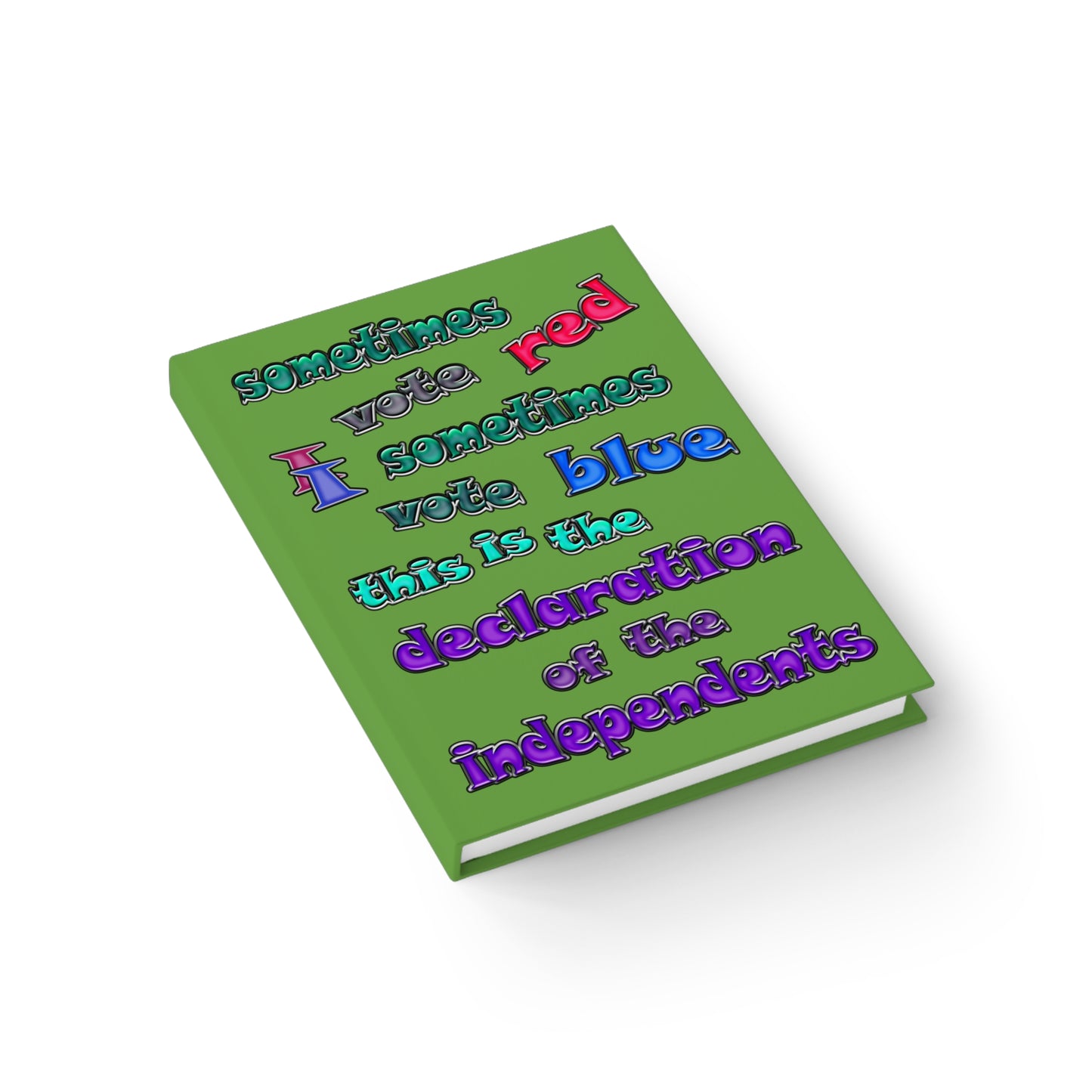 declaration of the independents - journal-blank (green)