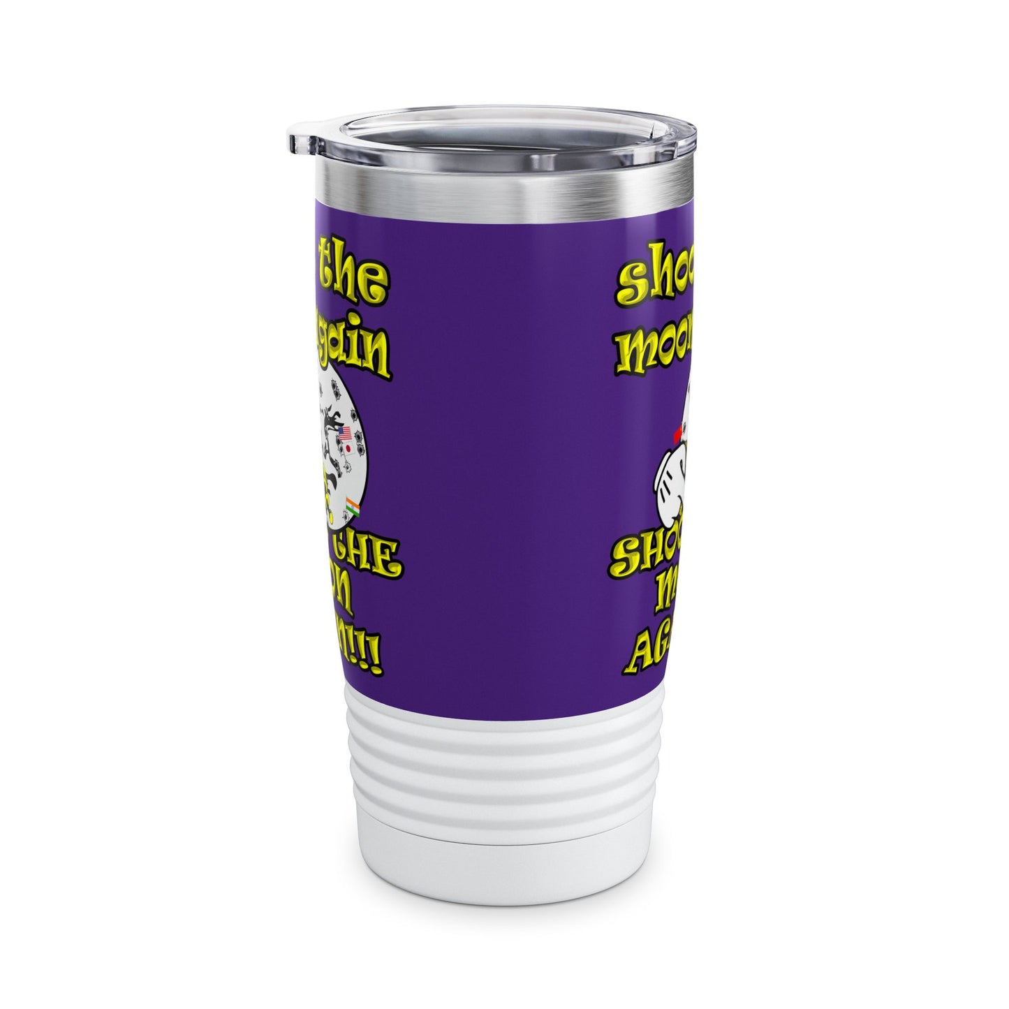 shoot the moon again - Ringneck Tumbler, 20oz (purple)