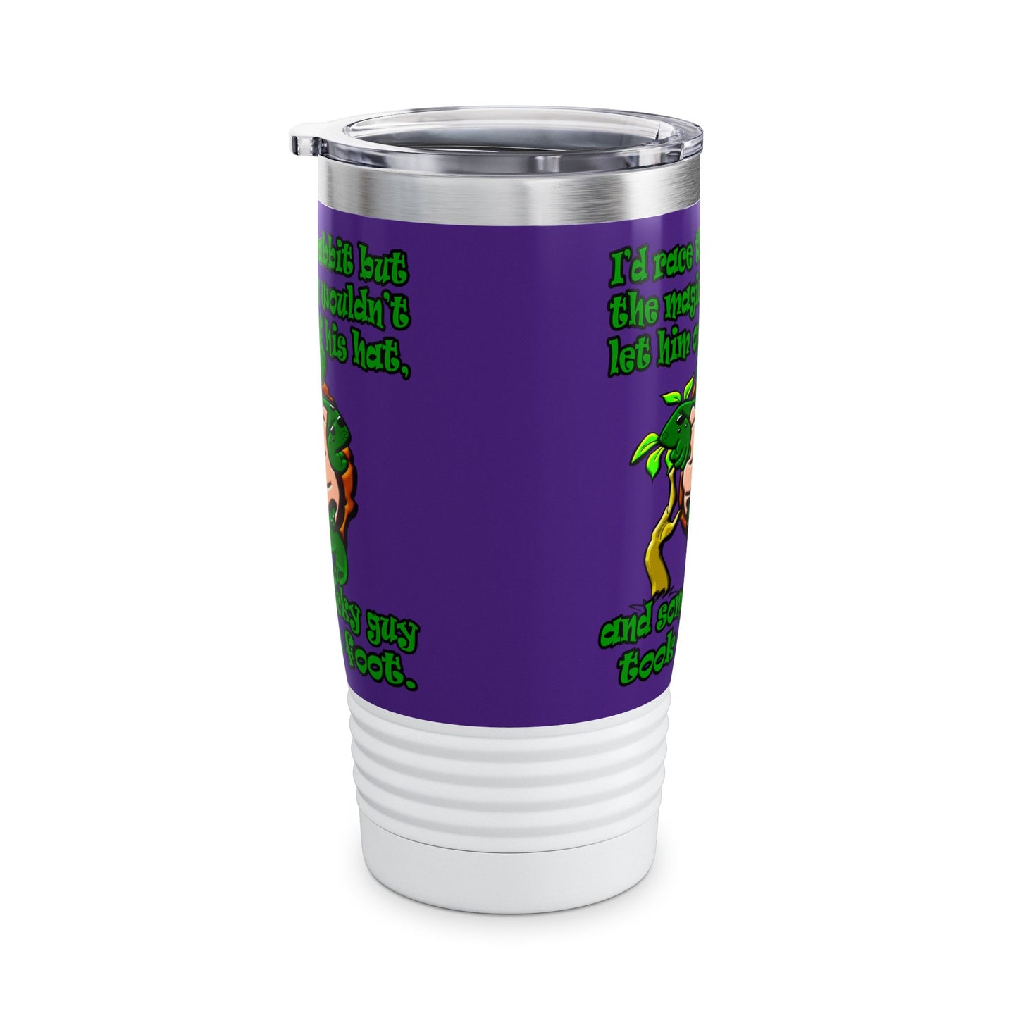 turtle race - Ringneck Tumbler, 20oz (purple)