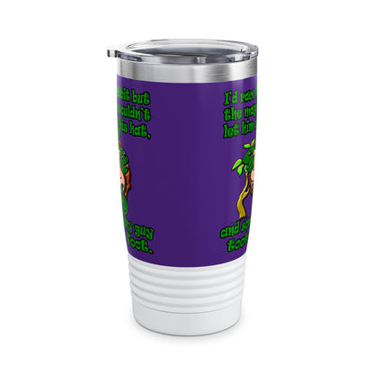 turtle race - Ringneck Tumbler, 20oz (purple)