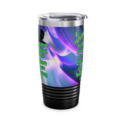 noticed you noticing - Ringneck Tumbler, 20oz (grey-pink wave)