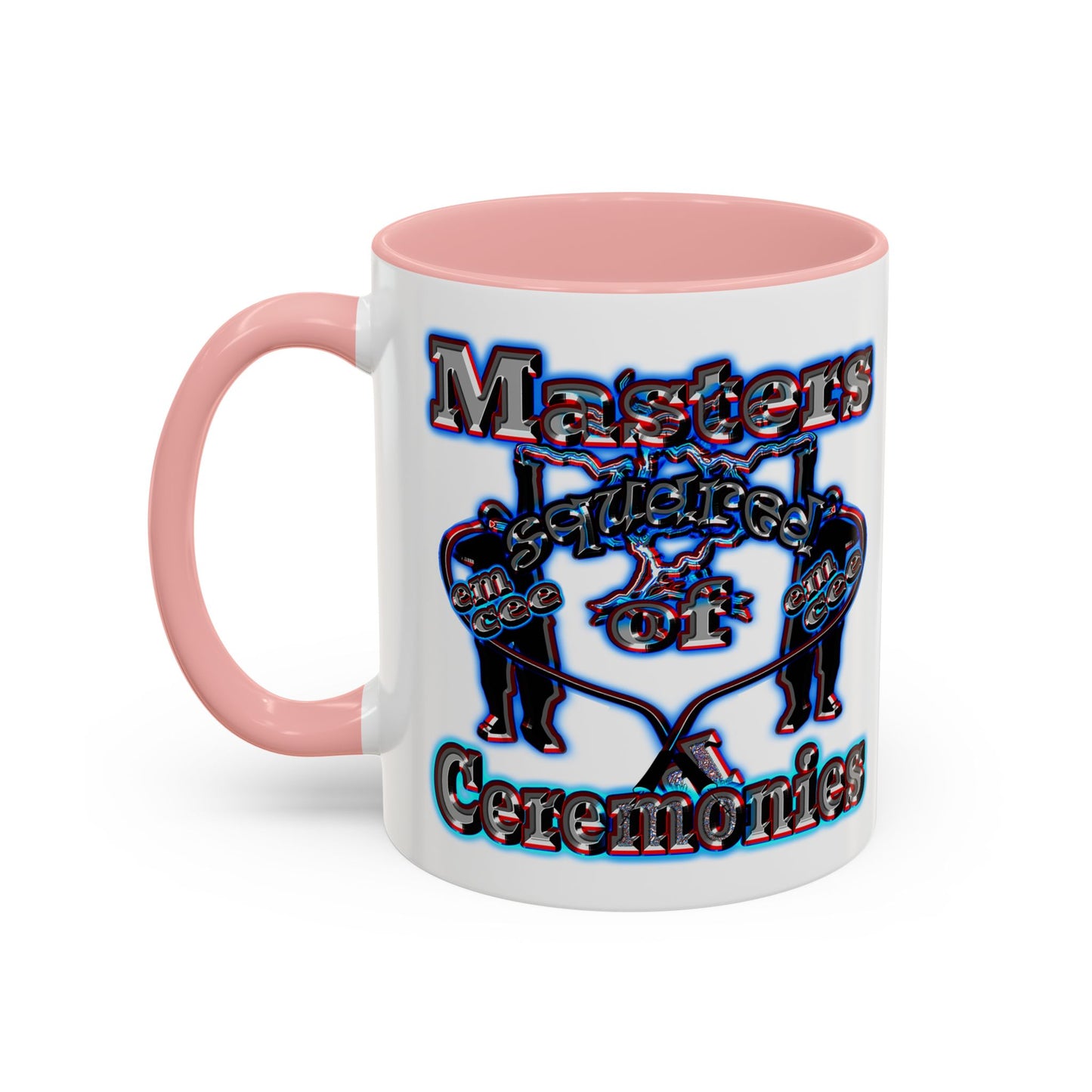em cee squared - Accent Mug (white)