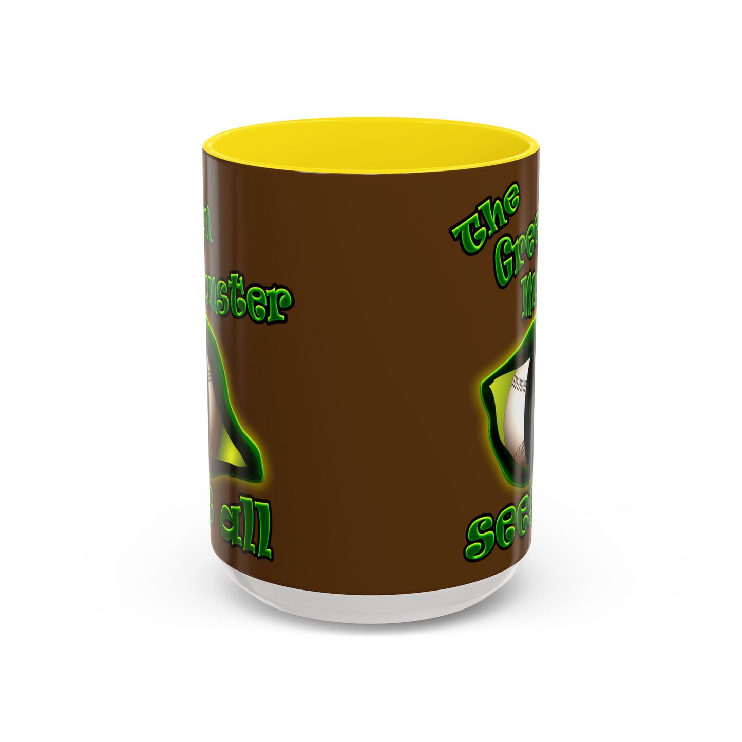green monster - Accent Mug (brown)