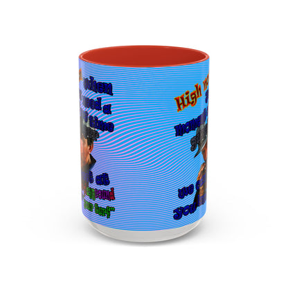 high noon - Accent Mug (light blue-purple wave)