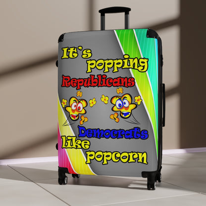 popping like popcorn - Suitcase (rainbow split)