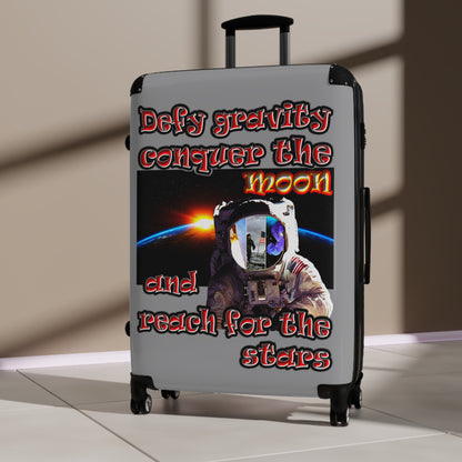 defy conquer reach - Suitcase (grey)