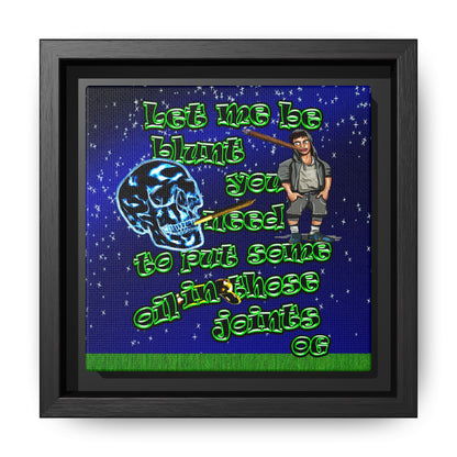 og - framed canvas art ('snoops' background)