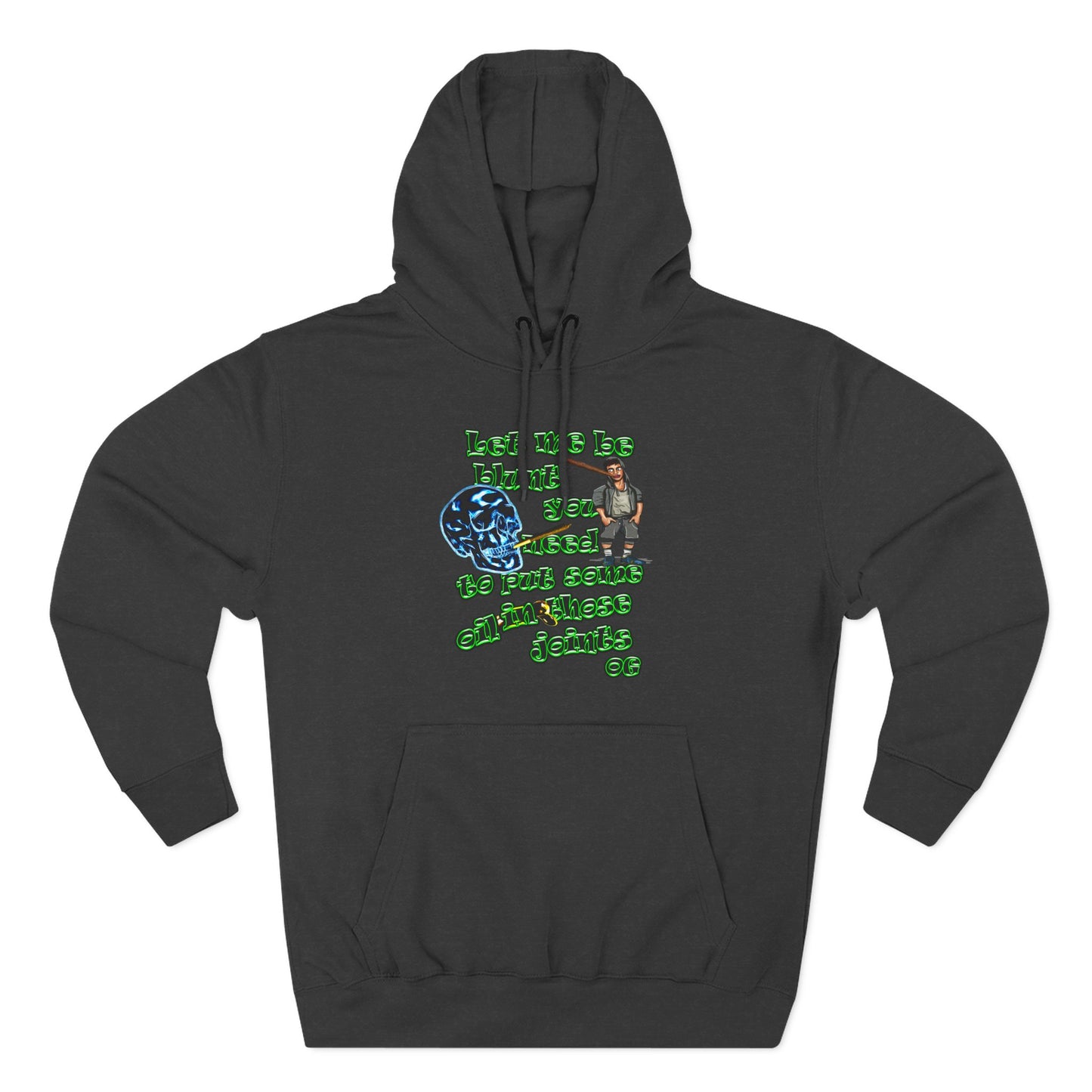 og - Three-Panel Fleece Hoodie