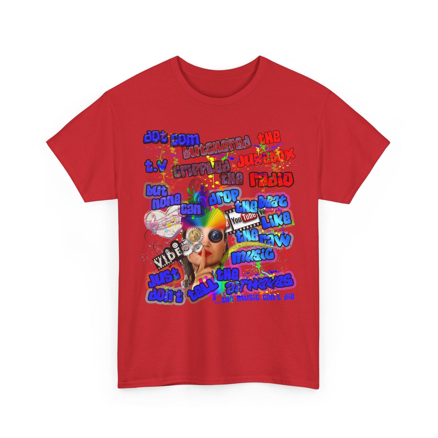 drop the beat - Unisex Heavy Cotton Tee