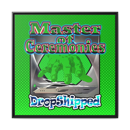 logo - framed canvas art (logo green)