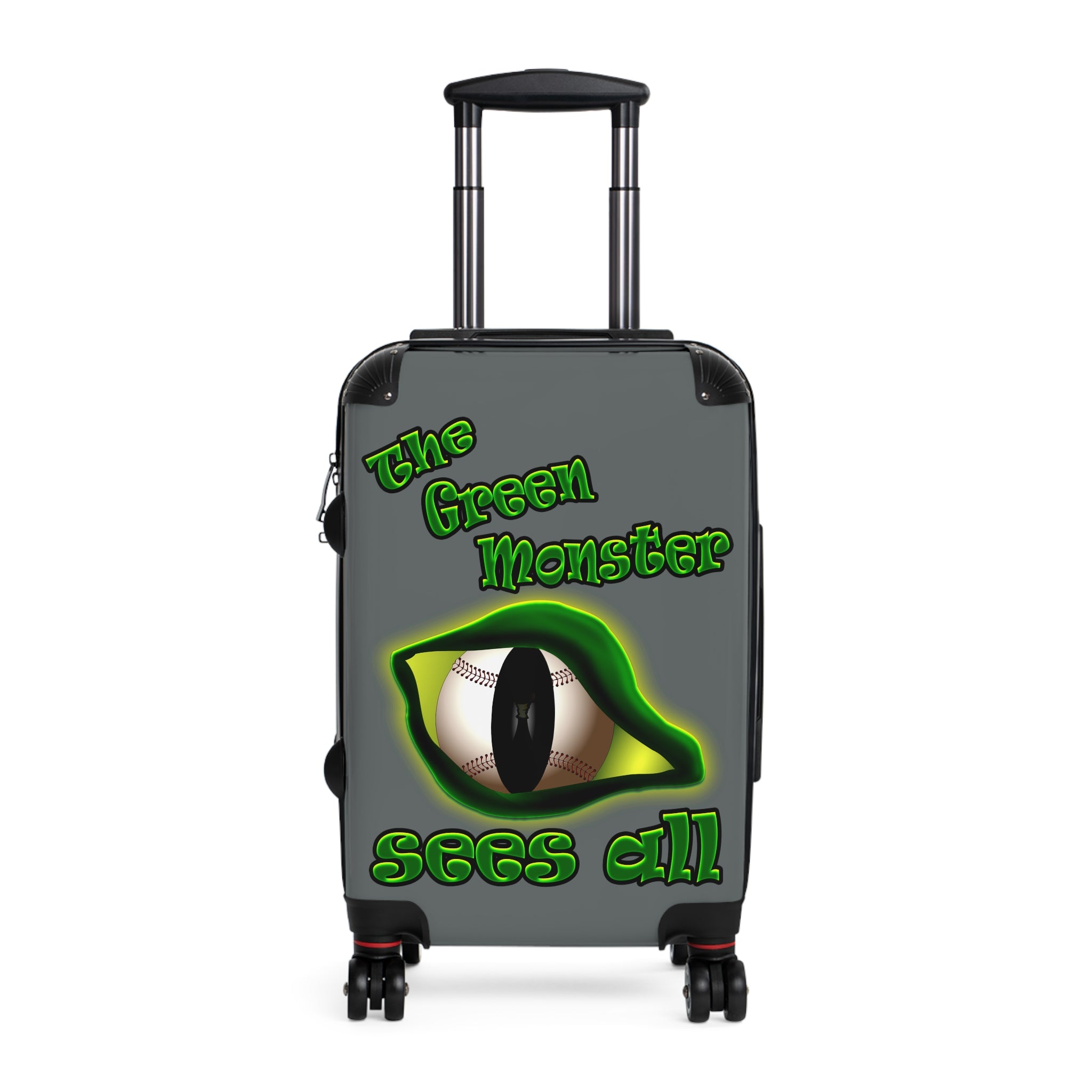 green monster - Suitcase (dark grey)