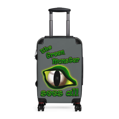green monster - Suitcase (dark grey)