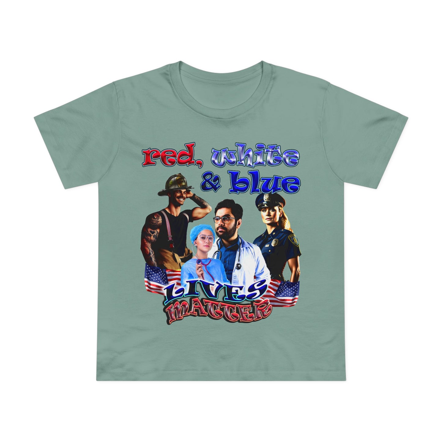 rw&b lives matter - Women’s Maple Tee