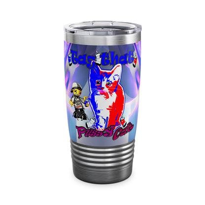 tag that - Ringneck Tumbler, 20oz (grey-pink wave)
