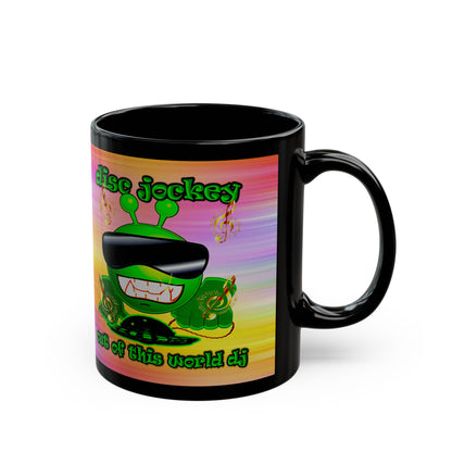 disc jockey - Black Mug (color blur)