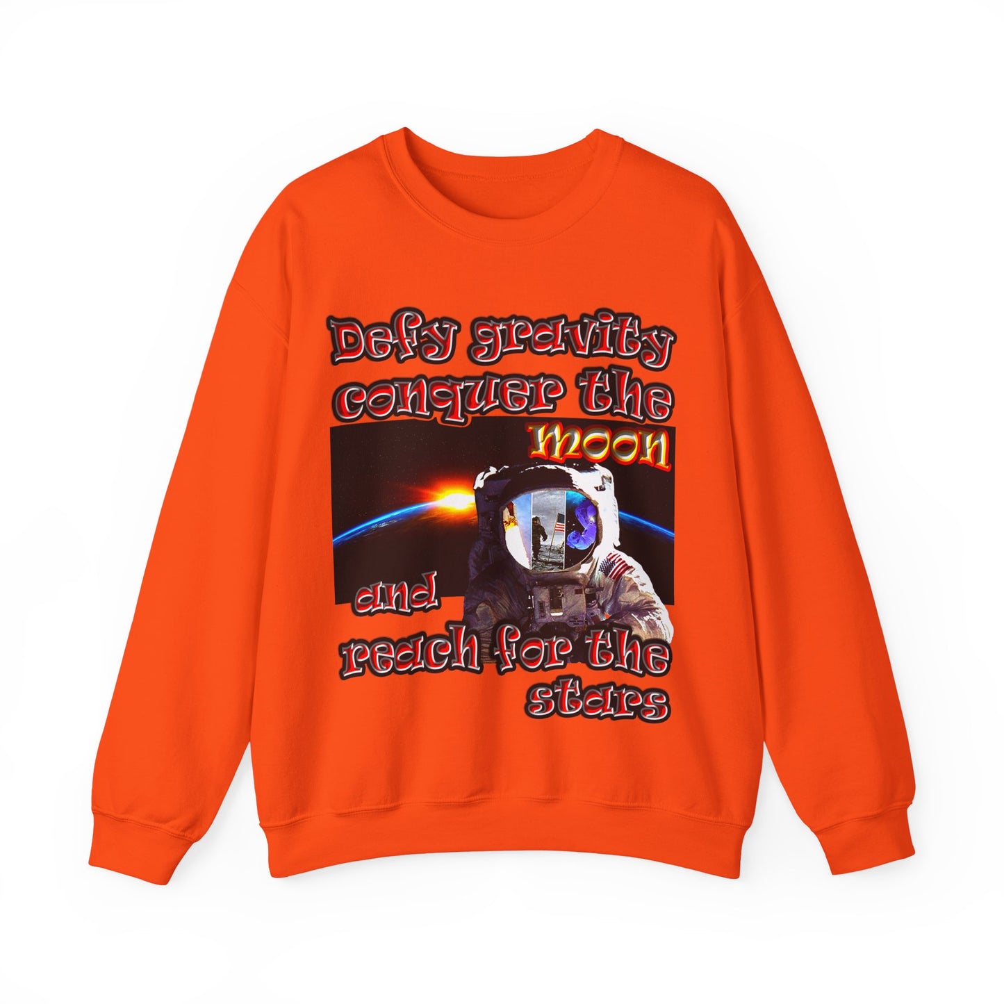 defy conquer reach - Unisex Heavy Blend™ Crewneck Sweatshirt