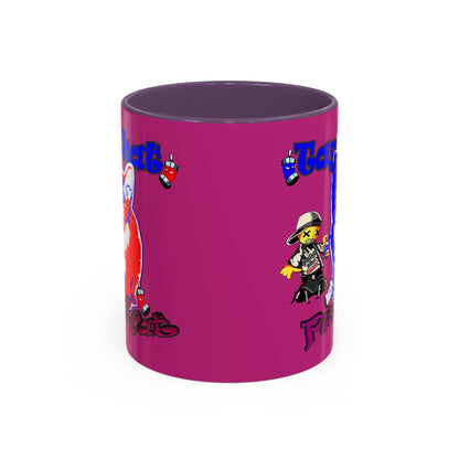 tag that - Accent Mug (pink)