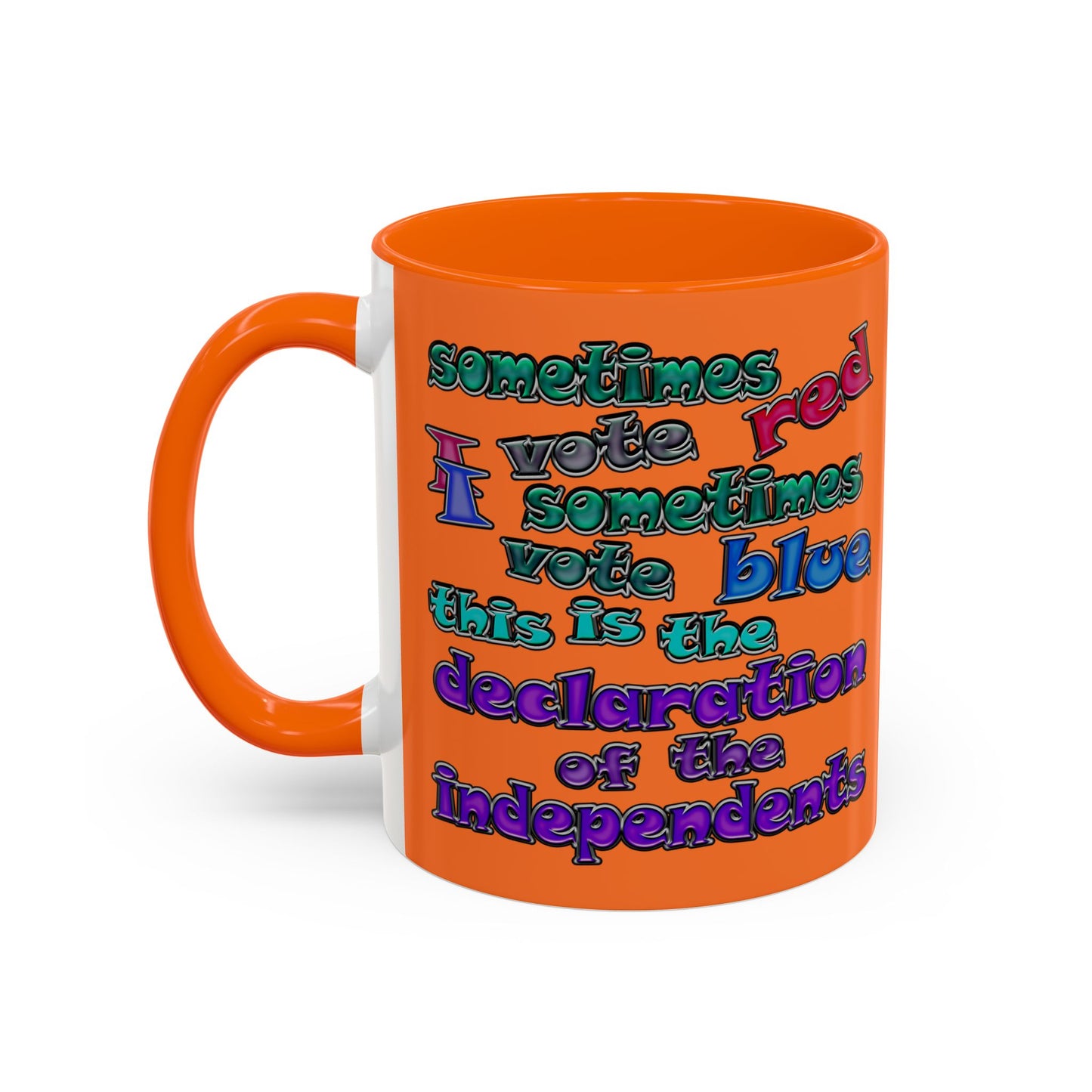 declaration of the independents - Accent Mug (crusta)