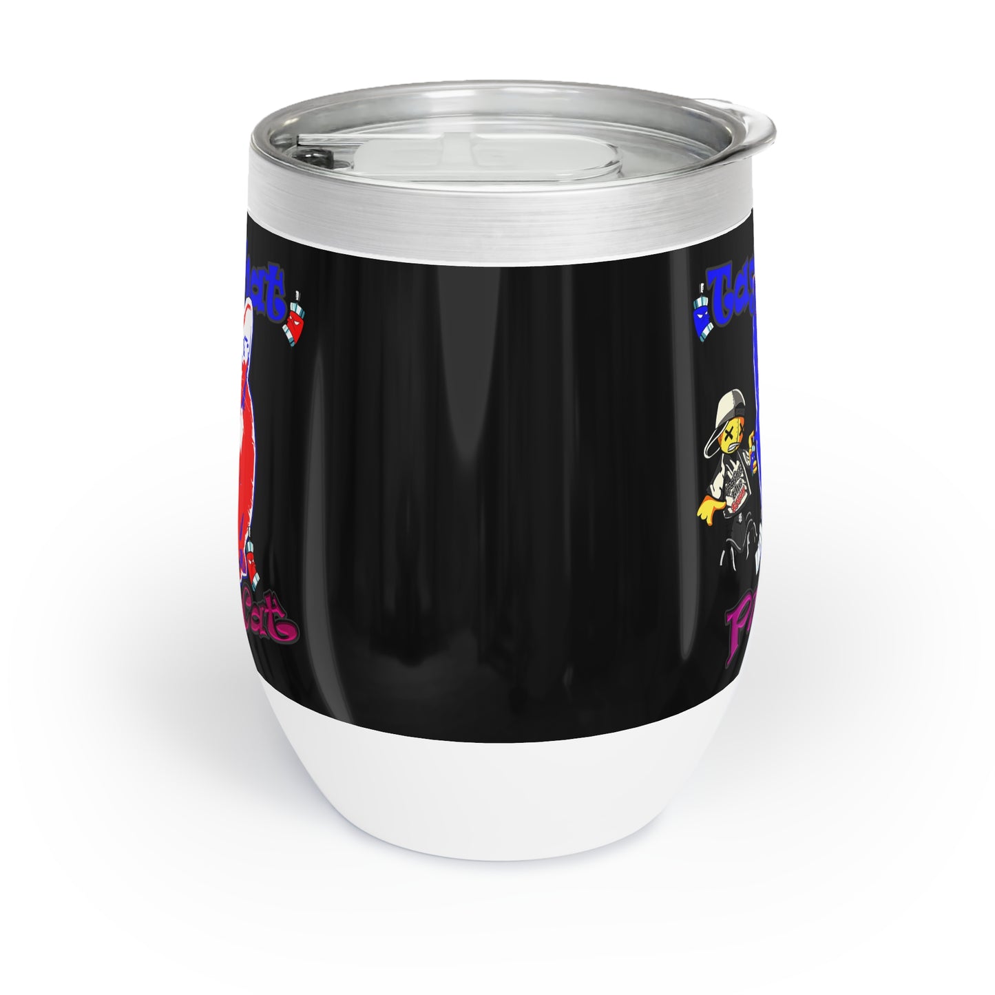 tag that - Chill Wine Tumbler (black)