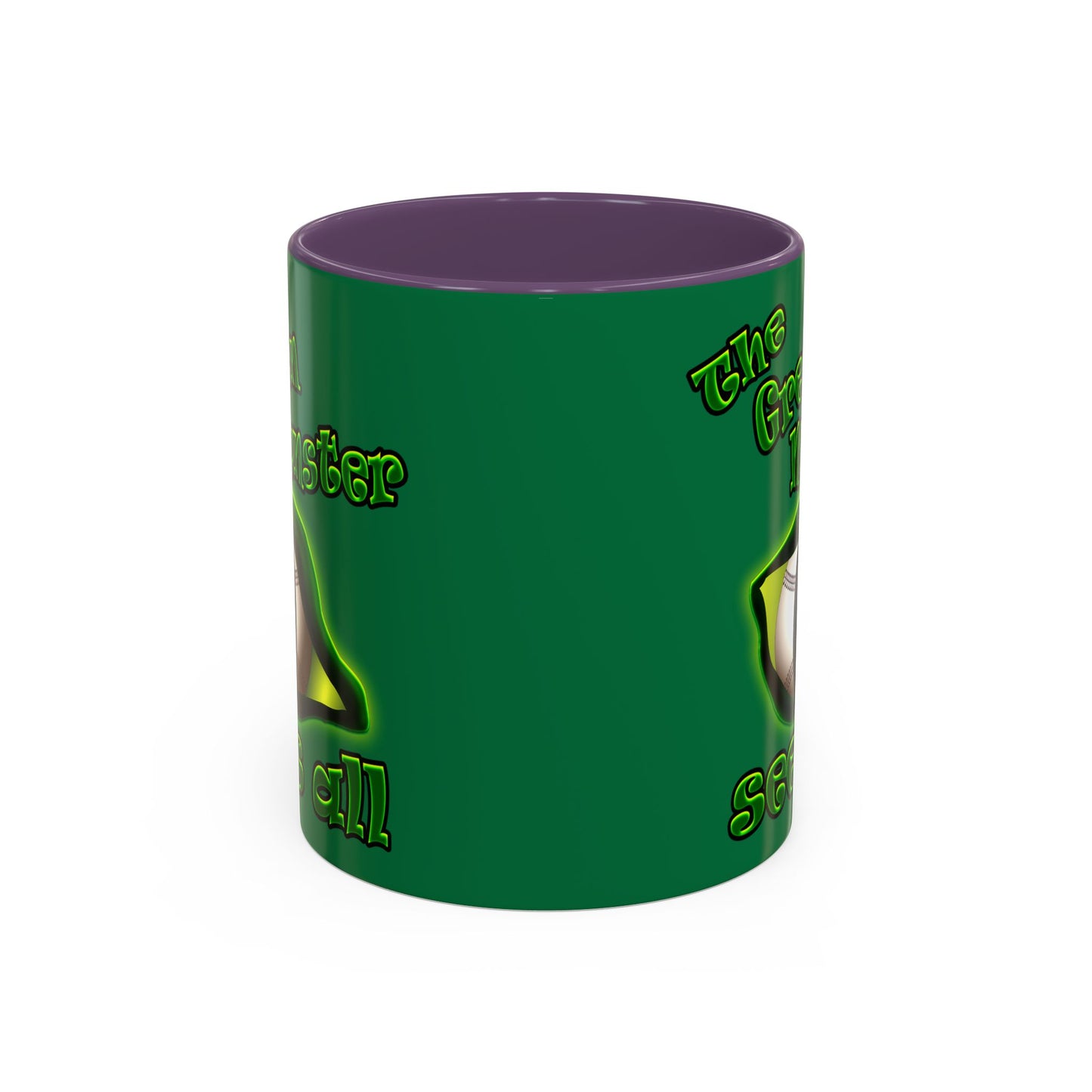 green monster - Accent Mug (dark green)