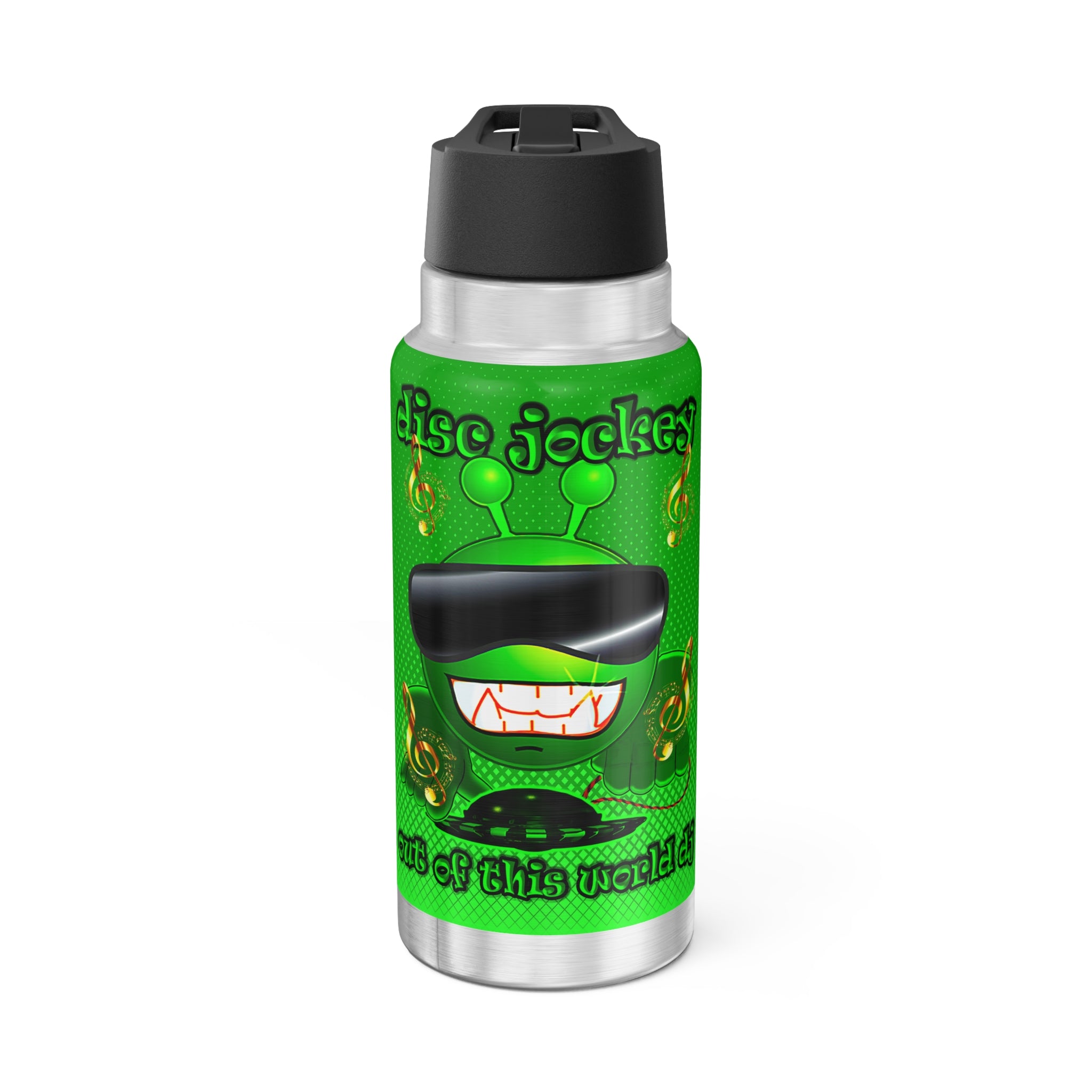 disc jockey - Gator Tumbler, 32oz (logo green)