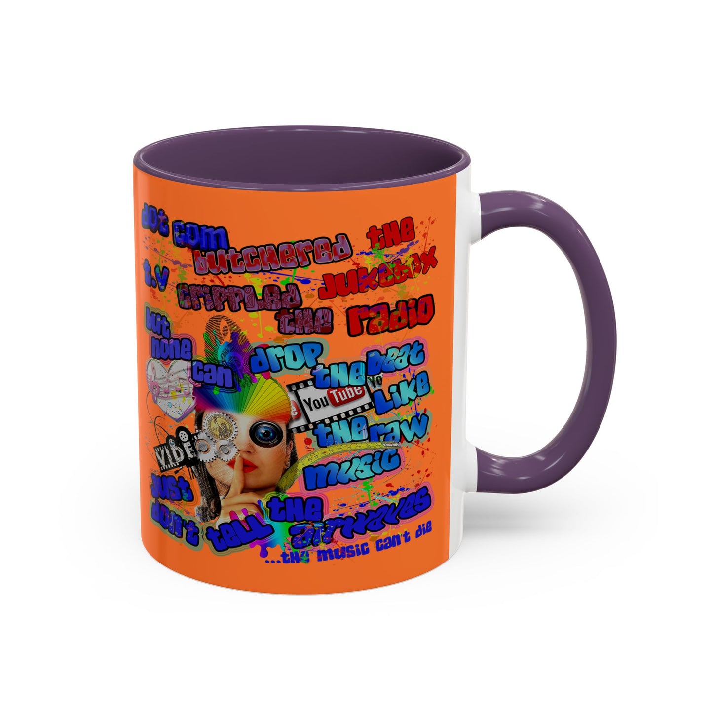 drop the beat - Accent Mug (crusta)