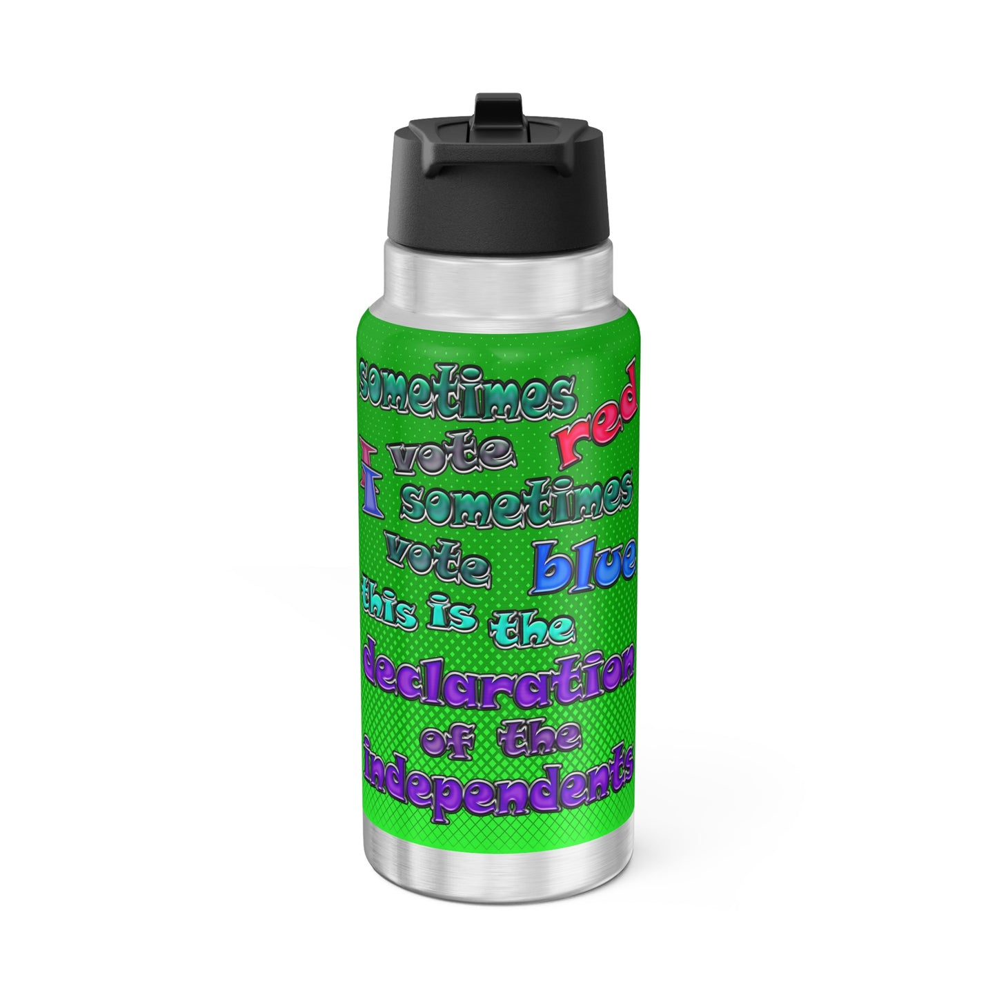 declaration of the independents - Gator Tumbler, 32oz  (logo green)