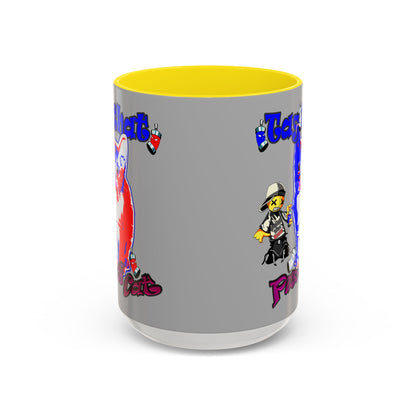 tag that - Accent Mug (light grey)