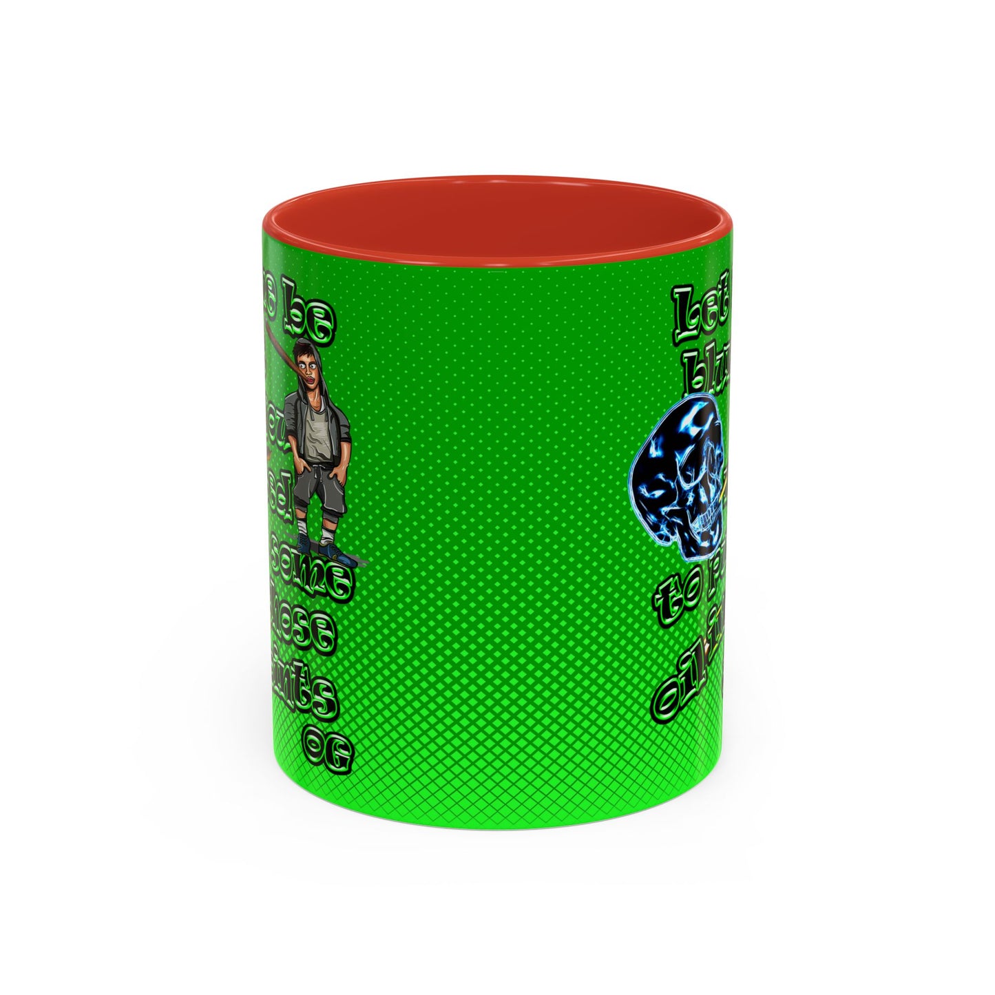 og - Accent Mug (logo green)