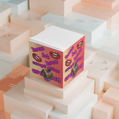 hoes b4 bros - note cube (yellow-orange wave)