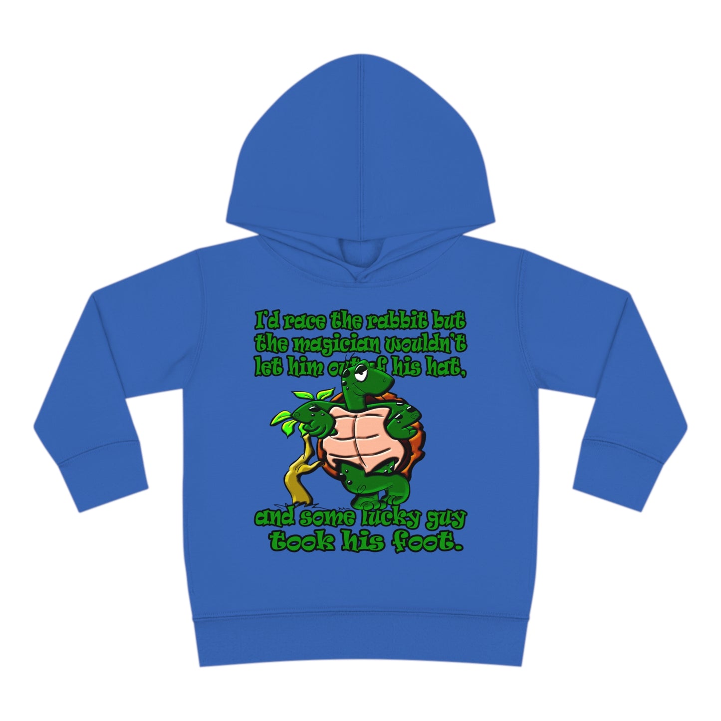 turtle race - Toddler Pullover Fleece Hoodie