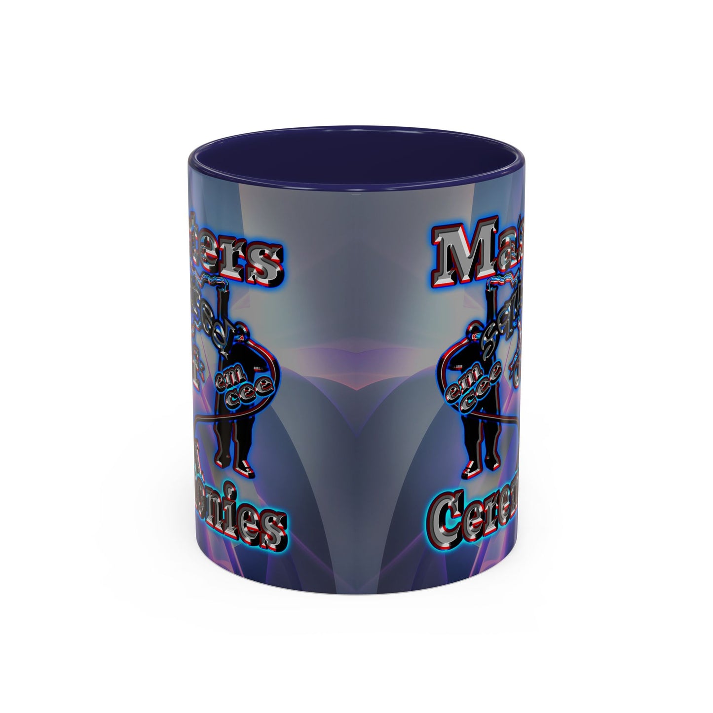 em cee squared - Accent Mug (grey-pink wave)