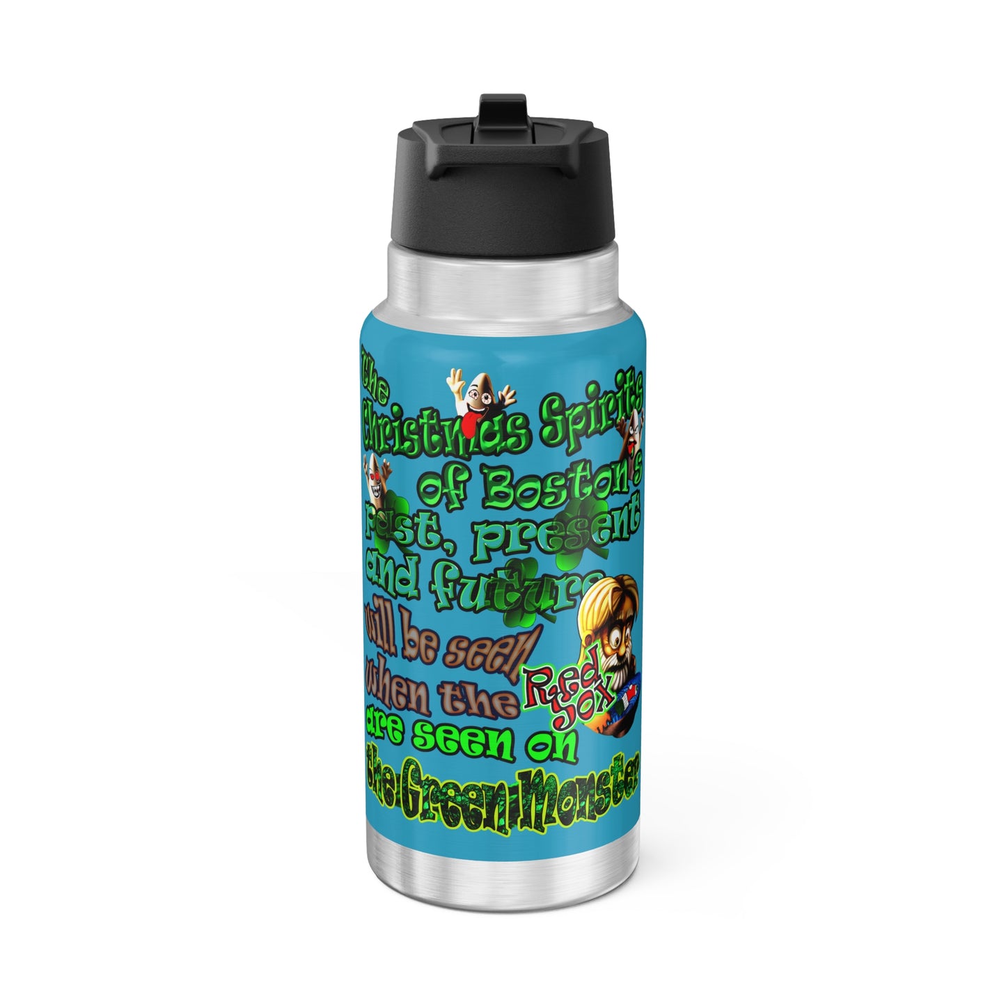 christmas spirits of boston - Gator Tumbler, 32oz (turquoise)