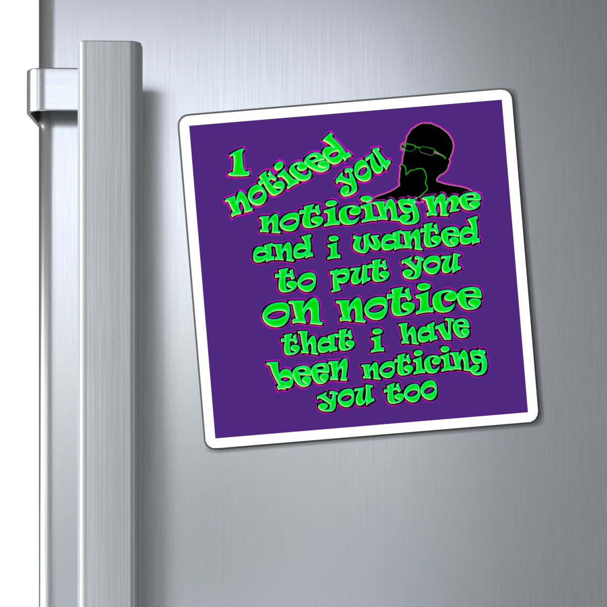 noticed you noticing - Magnets - (purple)