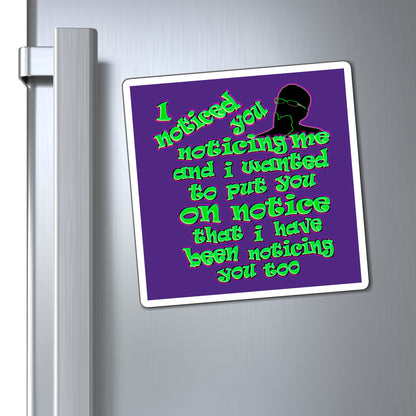 noticed you noticing - Magnets - (purple)