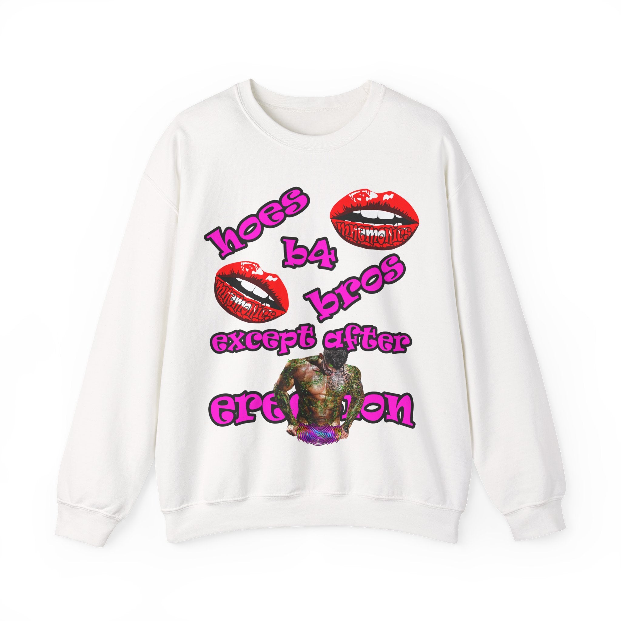 hoes b4 bros - Unisex Heavy Blend™ Crewneck Sweatshirt