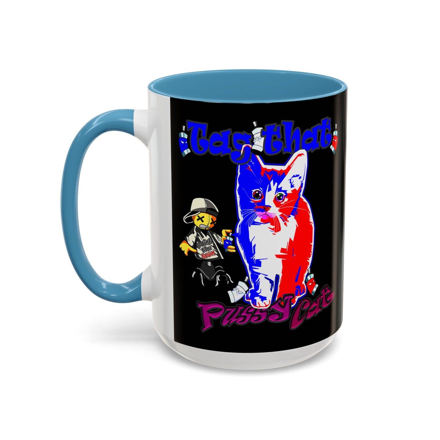 tag that - Accent Mug (black)