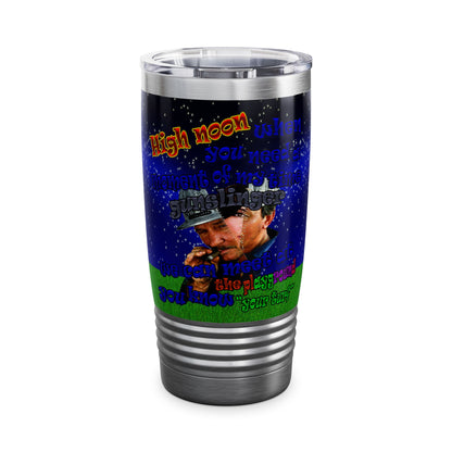 high noon - Ringneck Tumbler, 20oz ('snoops' background)