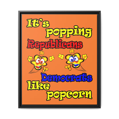 popping like popcorn - framed canvas art (crusta)