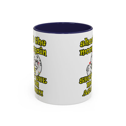 shoot the moon again - Accent Mug (white)
