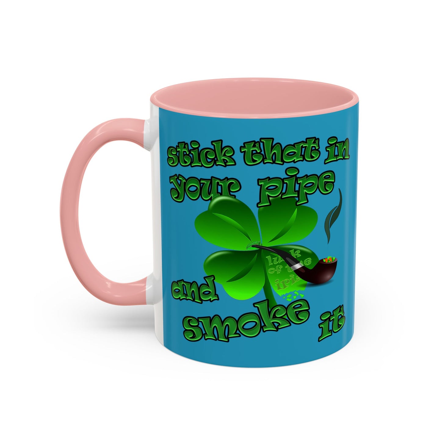 celtics logo - Accent Mug (turquoise)