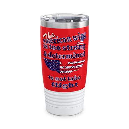 american wing - Ringneck Tumbler, 20oz (red)