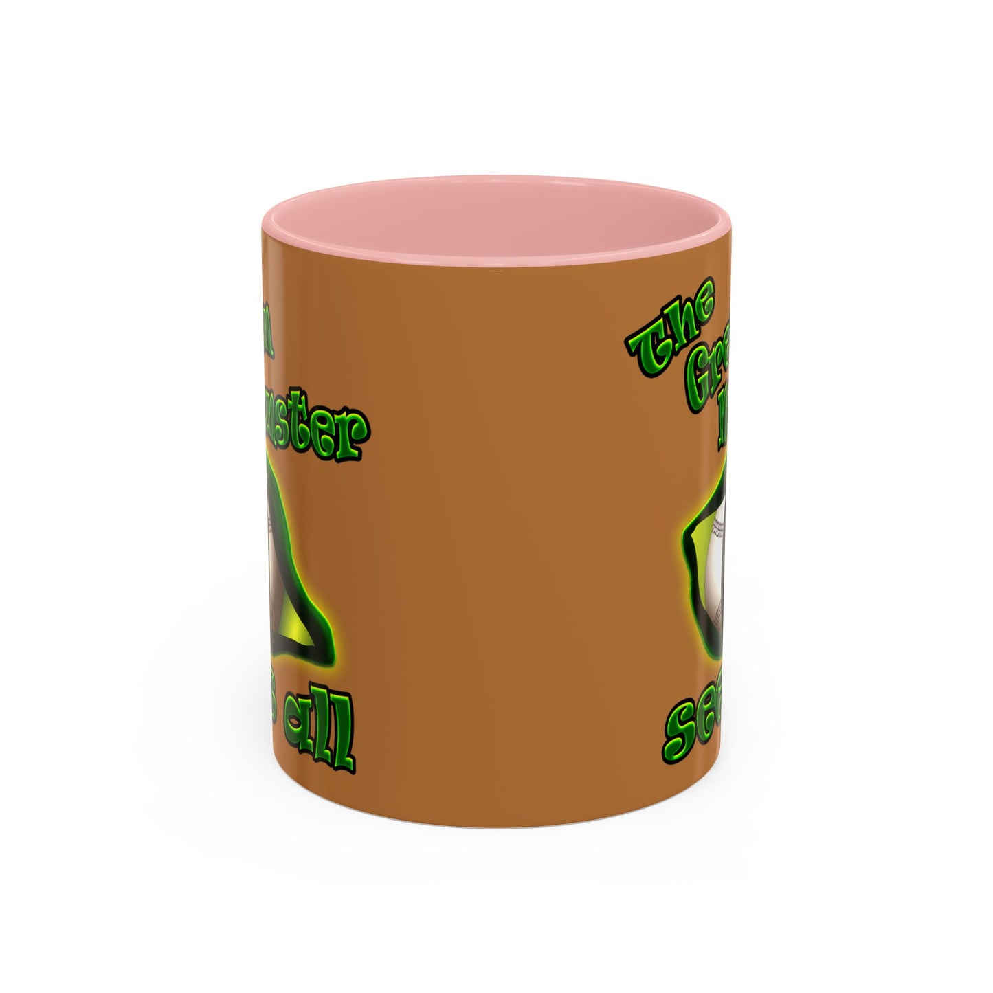 green monster - Accent Mug (light brown)