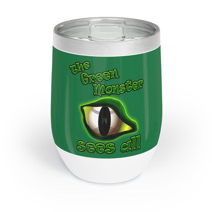 green monster - Chill Wine Tumbler (dark green)