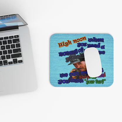 high noon - Mouse Pad (Rectangle) (faded blue)