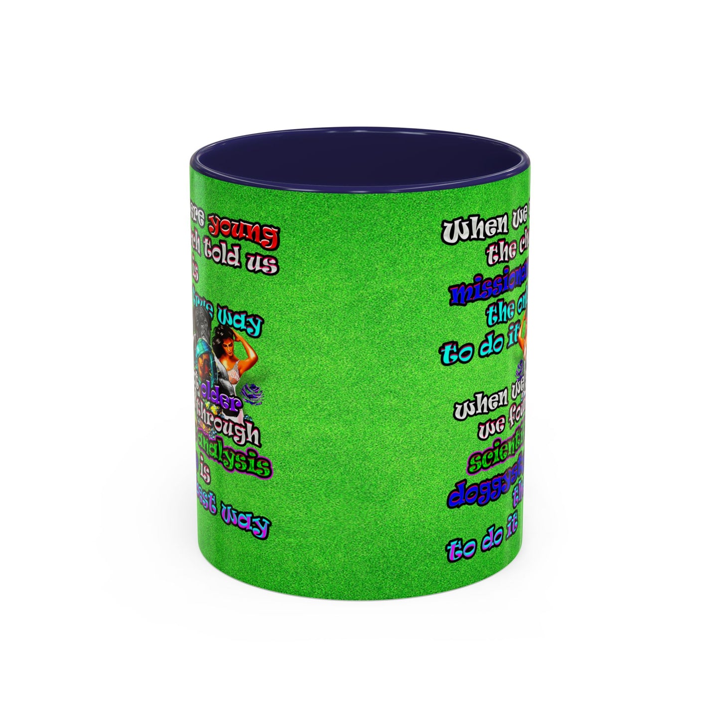 doggystyle - Accent Mug (green turf)