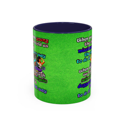 doggystyle - Accent Mug (green turf)